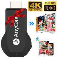 4K&1080P Wireless HDMI Display Adapter,Iphone Ipad Miracast Dongle for TV,Upgraded Toneseas Streaming Receiver,Macbook Laptop Samsung Android Phones,Business Education Thanksgiving Christmas Day Gift