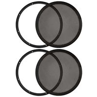Goldwood Sound, Inc. Monitor Speaker And Subwoofer Part, Heavy Duty Steel Mesh Snap On Woofer Grills for 10" 2 Grill Pack (SG-M10-2)