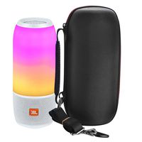 Meijunter (Black) Nylon Hard Case for JBL Pulse 3 Bluetooth Speaker,Multifunction Travel Portable Carry Bag Case Cover Hard Box for JBL Pulse 3 Bluetooth Speaker