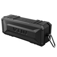 Vtin 20W Bluetooth Speaker, Shockproof Outdoor Speaker with 30H Long Playtime, Loud Stereo Sound, IPX5 Waterproof, Detachable Hook, Portable Bluetooth Speaker for Travel, Backyard, Pool, Home Party
