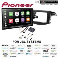 Pioneer AVH-W4500NEX DVD Receiver with Wireless Apple CarPlay and Android Auto for 06-12 Toyota RAV4 with Amplified System Bundle with Sound of Tri-State Lanyard