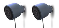 Colorful Silicone Skins for Nest Cam Outdoor Security Camera - Protect and Camouflage Your Nest Cam Outdoor with These UV Light- and Weather Resistant Silicone Skins (2 Pack, Blue)