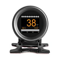 AUTOOL X60 12V OBD2/OBDII KMH MPH Digital Speedometer HUD Multi Meter Turbo Boost Pressure Meter Overspeed Alarm OBD2 Scanner for 12V Petrol & Diesel Vehicles