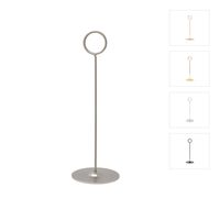 Gray Bunny Place Card Holder, 8 in Tall, 12 Pack, Nickel, Table Cardholder Tabletop Menu Holder Harp-Clip Number Holder Recipe Holder Reserved Card Holder for Restaurants, Weddings, Banquets