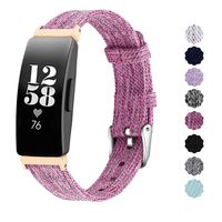NANW Compatible with Fitbit Inspire HR/Inspire Bands Large Small, Woven Fabric Accessories Strap Wristband Women Men for Inspire & Inspire HR Smartwatch