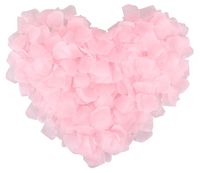YoungLove 1000 Pieces Artificial Fake Rose Petals Wedding Party Decorations, Light Pink