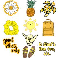 Vsco Cute Stickers,Girl Trendy Aesthetic Big Vinyl Stickers for Laptop/Water Bottle Phone Hydro Flask Car Computer Guitar Ceiling Wall Helmet Skateboard Luggage PC Bike Bumper Waterproof