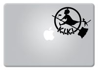 Kiki's Delivery Service Studio Ghibli Apple Macbook Decal Vinyl Sticker Apple Mac Air Pro Retina Laptop sticker