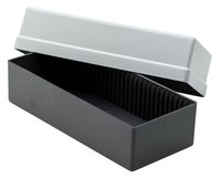 Gepe 453701 Storage Box with Lid for 7 x 7 cm Slide Mounts (White)