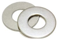 1/4" Stainless Flat Washer, 5/8" Outside Diameter (100 Pack)- Choose Size, by Bolt Dropper, 18-8 (304) Stainless Steel