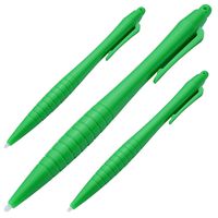 TAKECASE Extra Large Nintendo DS Stylus Pens, Lightweight and Durable, Compatible with Nintendo 3DS XL, Nintendo 2DSXL, Nintendo 3DS, Nintendo 2DS Nintendo Wii u and More, 3 Stylus Pen Pack (Green)