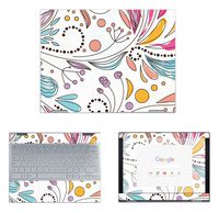 decalrus - Protective Decal Floral Skin Sticker for Google PixelBook (12.3" Screen) case Cover wrap GOpixelbk12-105