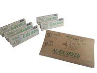Alien Green 1.25 Sized Multipack Rolling Papers (6 Pack)