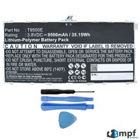MPF Products 9500mAh T9500E Battery Replacement Compatible with Samsung Galaxy Tab Pro 12.2 SM-T900, SM-T905 Tablet with Installation Tools