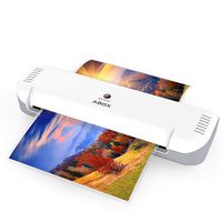 ABOX A4 Laminator Machine, Portable Thermal Laminating Machine OL141 with 12 Pouches, Fast Warm-up & No Bubbles, for Home/Office/School