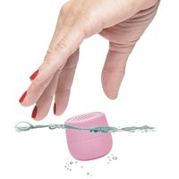 Lexon MINO X - Floatable Water Resistant IPX7 Portable Bluetooth Speaker - 3W - Soft Pink