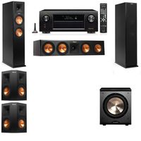 Klipsch RP-250F Tower Speakers-PL-200-5.1-Denon AVR-X3200W