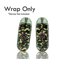 Custom Skin Decal for VAPORESSO Zero Renova (Decal Only, Device is Not Included) - Vinyl Wrap Protective Sticker by VCG Customs (Bape Camo)