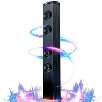 Floor Standing Bluetooth Tower Speaker, Floor Speakers for Home Stero System, Floor Standing Speakers Home Theater, VENLOIC Bluetooth Tower Speakers with Bass
