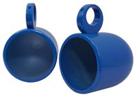 Pair Rockville MAC80-Blue 8" Aluminum Wakeboard Tower Speaker Pod Enclosures