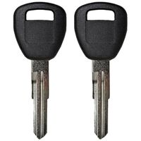 qualitykeylessplus Two Replacement Transponder Chip Keys HD106PT for Honda/Acura Vehicles with Free KEYTAG