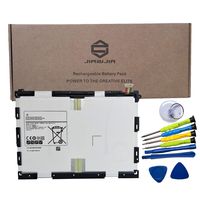 JIAZIJIA EB-BT550ABE Laptop Tablet Battery Replacement for Samsung Galaxy Tab A 9.7 inch SM-T550 SM-P550 SM-T555C SM-T555 SM-P351 Series EB-BT550ABA White Tools 3.85V 22.8Wh 6000mAh