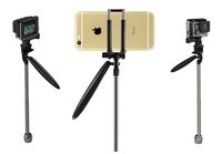 Portable Handheld Mini Video Stabilizer (Gimbal) for ANY Smart Phone or Digital Video Camera Capture Device - Create Professional Action Videos Like a Pro - Simple to Use - Folds Into Your Pocket