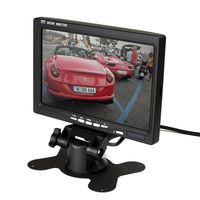 ZettaGuard 7-inch High Resolution 800 x 480 TFT LCD Car Rear View Camera Monitor with Stand, Rotating Screen and 2 AV Inputs