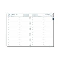 House of Doolittle 2020 Daily and Monthly 24-7 Planner Calendar, Black Cover, 7 x 10 Inches, January - December (HOD289632-20)