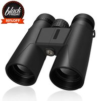 Compact Binoculars 12x42, HD BAK4 Prism FMC Optics Waterproof Binoculars for Outdoor Travelling Sightseeing Hunting and Sports with Strap and Case