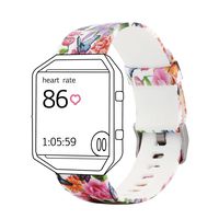 Classic Silicone Replacement Accessory Bands/Wristband Bracelet Straps Bundle with Watchband Buckle for Fitbit Blaze Smart Fitness Watch