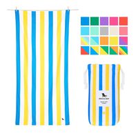 Dock & Bay Towel Beach Acessories for Women - and Men, Sandy Toes, Extra Large (200x90cm, 78x35) - Beach Cabana, Swim, Pool, Yoga, Travelling - Summer Collection