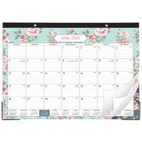 2020-2021 Desk Calendar - 18 Months Desk/Wall Calendar Pad, 17" x 12" Desk Pad Calendar, 18 Months Colorful Designs(1 Pcs)