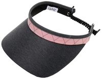 Glove It Golf Visor Rose Gold Quilt - Adjustable Hat for Golf, Wide Brim, UV50 Sun Protection, Soft and Lightweight, Golf Clothing and Accessories