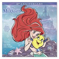 2020 Disney The Little Mermaid 30th Anniversary Wall Calendar (DDW2982820)