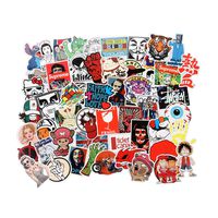 9 Series Stickers 100 pcs/Pack Stickers Variety Vinyl Car Sticker Motorcycle Bicycle Luggage Decal Graffiti Patches Skateboard Stickers for Laptop Stickers for Kid and Adult (D)