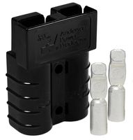 Anderson Power Products SB50 Connector 50 Amps 2 Pole Black Housing w/6 AWG 6331G4