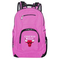 NBA Chicago Bulls Voyager Laptop Backpack, 19-inches, Pink