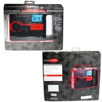 RadioShackÂ Emergency AM/FM/WX Crank Radio (Red)