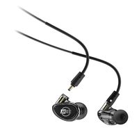 MEE Professional MX2 PRO Customizable Noise-Isolating Universal-Fit Modular Musician's in-Ear Monitors (Smoke)
