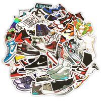 Air Jordan Shoes Stickers, Sport Waterproof Waterbottle/Laptop Stickers, Cool/Trendy Vinyl Decal for Teen Kids Adults, Perfect for Phone Travel Case Computer Notebook Snowboard Guitar