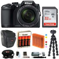 Nikon COOLPIX B500 Digital Camera w/ 32GB USB Accessory Bundle