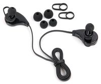 DURAGADGET Wireless Black Earphones w/Mic & Adjustable Ear-Buds - Compatible with The Lenovo Yoga Tablet 10