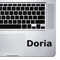 (2X) StickAny Palm Series Doria Sticker for MacBook Pro, Chromebook, and Laptops (Black)