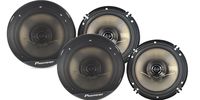 2 New Pairs Pioneer TS-G1644R 250 Watts 2 Way 6.5" Car Audio Speakers 4 Ohm