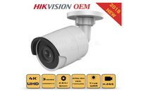 4K PoE Security IP Camera - Compatible with Hikvision DS-2CD2085FWD-I UltraHD 8MP Bullet Onvif IR Night Vision Weatherproof 2.8mm Lens Best for Home and Business Security, 3 Year Warranty