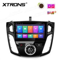 XTRONS 9 Inch Touch Display Car Stereo Android 8.1 Octa Core 32GB ROM Multimedia Receiver 4K Video Player GPS Navigation Supports DVR Backup Camera OBD 4G WiFi for Ford Focus