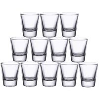 Gmark 1.5-Ounce Heavy Base Shot Glass Set, Whiskey Shot Glass 12-Pack GM2011
