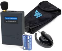 Williams Sound PKT PRO1-1 Pocketalker PRO System Amplifier with Wide-range Earphone, 100 hours of battery life, Adjustable volume control/internal tone control, Accommodates a variety of earphone and