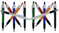 Stylus Pens for Touch Screens & Tablets: Lightweight Click Capacitive Ballpoint Pen for Tablet Touchscreens - Compatible with any Device Screen Including iPhone, iPad, Samsung Galaxy & More - 12 Pack